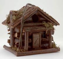 Log Cabin Bird House