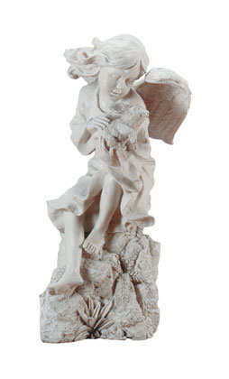 Angel with Bunny Statuary